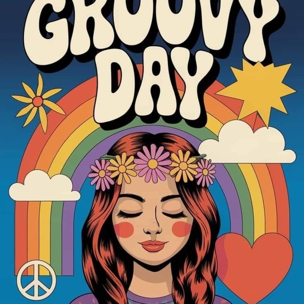 Groovy Day Graphic Tee
